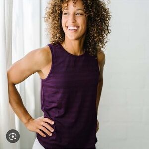 Zyia Plum Cubana Muscle Tank XXL